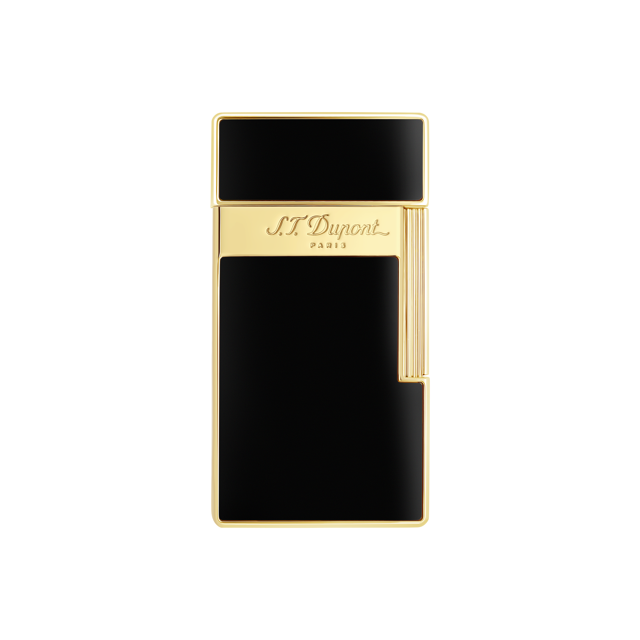 Big D Lighter Blue Lacquer and Gold Luxury Lighters S.T
