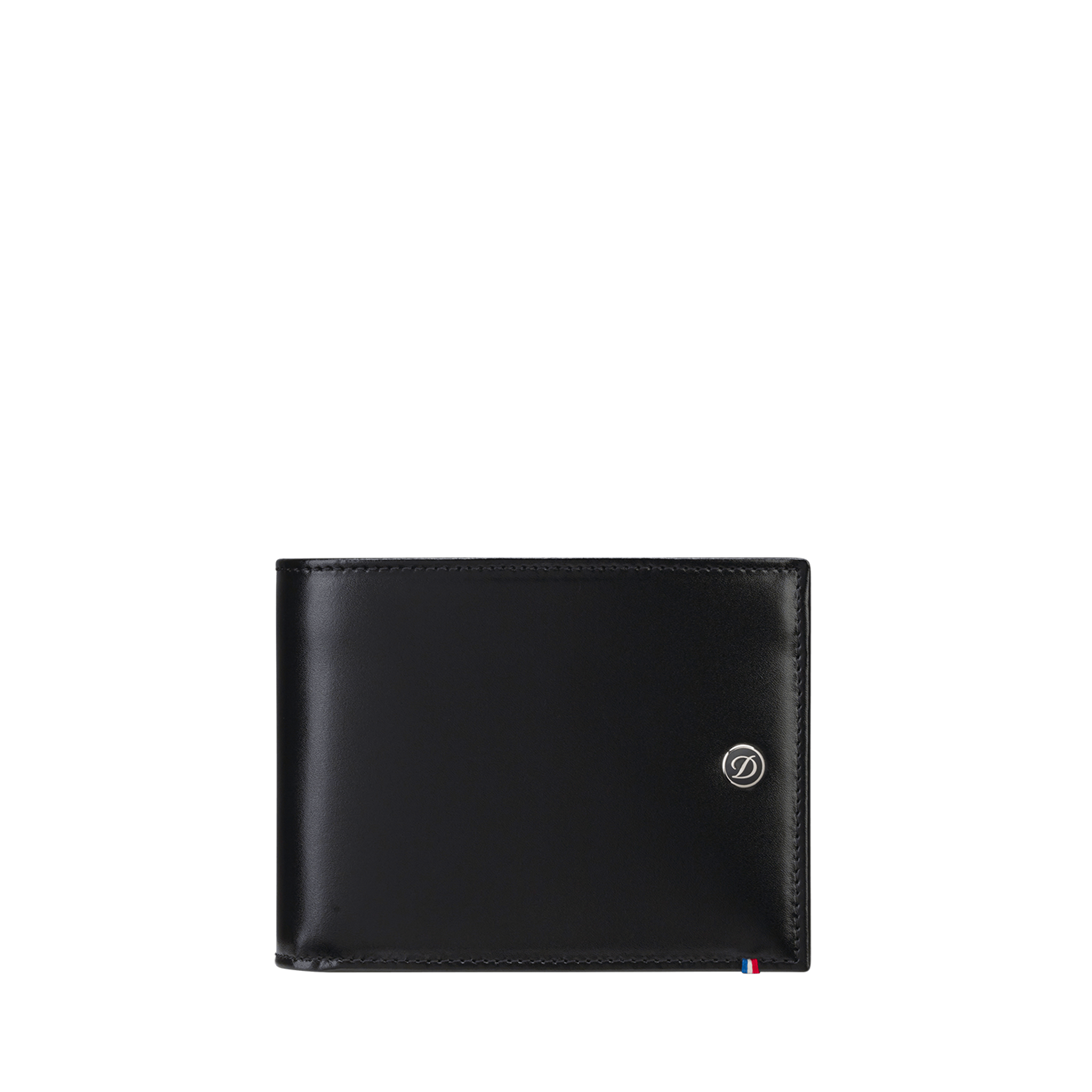 Line D black smooth leather wallet - 8 credit card slots – Luxury Line D black smooth leather wallet - 8 credit card slots – Luxury