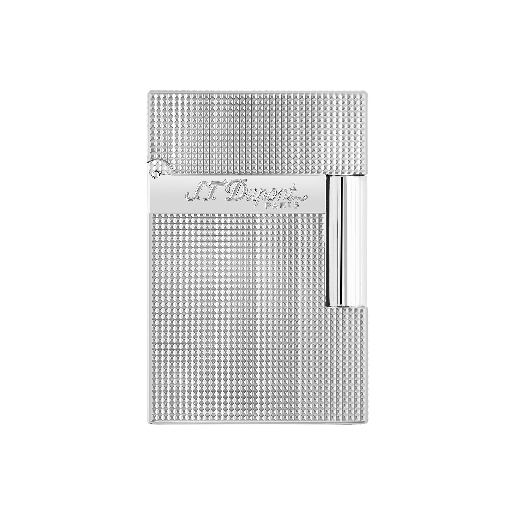 Ligne 2 small microdiamond head palladium lighter - Luxury Lighter Ligne 2 small microdiamond head palladium lighter - Luxury Lighter