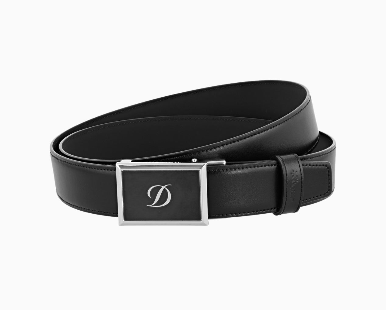 D logo auto-lock belt - 35 mm - Luxury accessories | S.T. Dupont