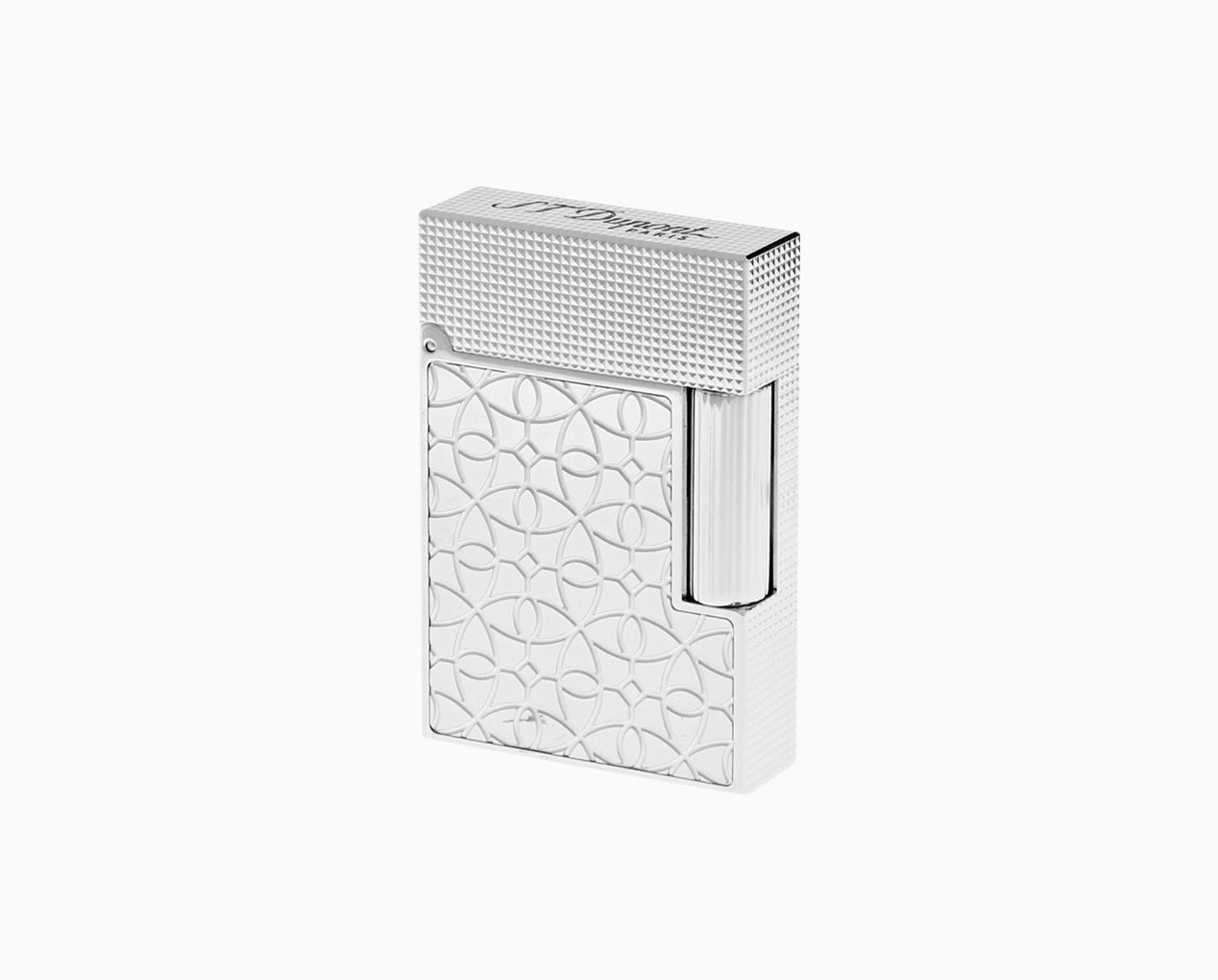 Ligne 2 small platinum lighter - Luxury Lighter S.T. Dupont