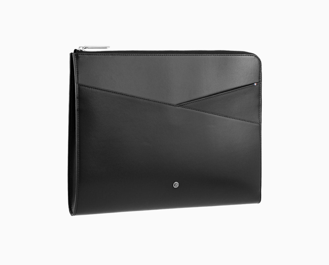 Zippered A4 pocket Line D Capsule black – Luxury Leather Goods