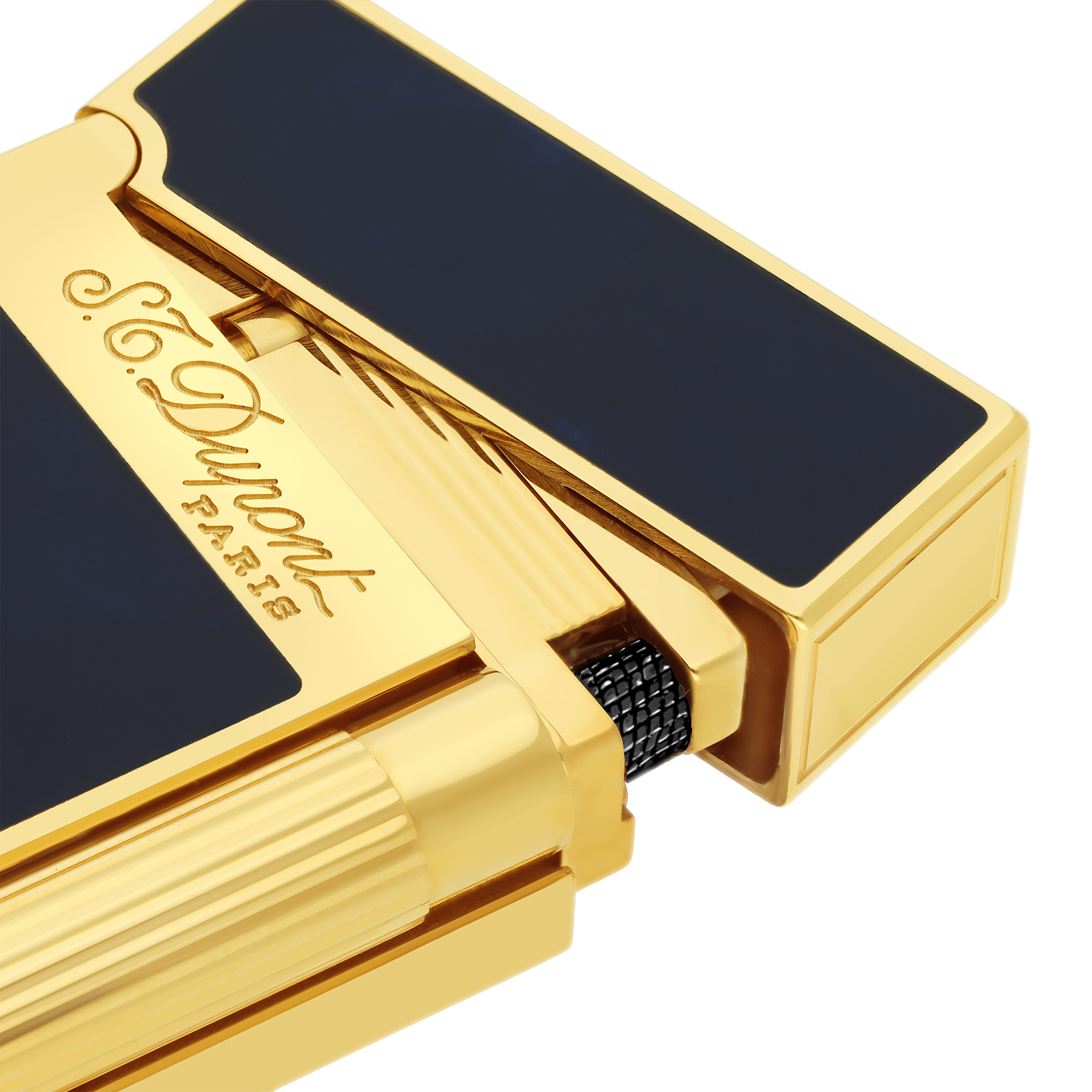 Natural lacquer Ligne 2 lighter with yellow gold finish - Luxury Lighter |  S.T. Dupont