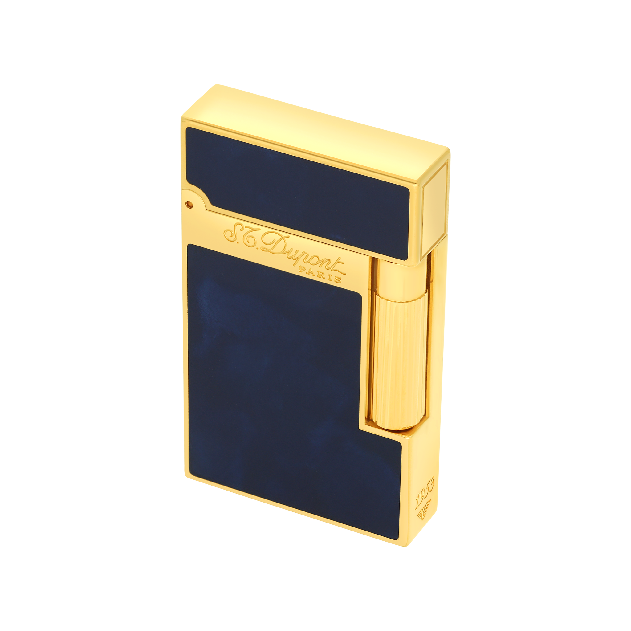 Natural lacquer Ligne 2 lighter with yellow gold finish - Luxury Lighter |  S.T. Dupont