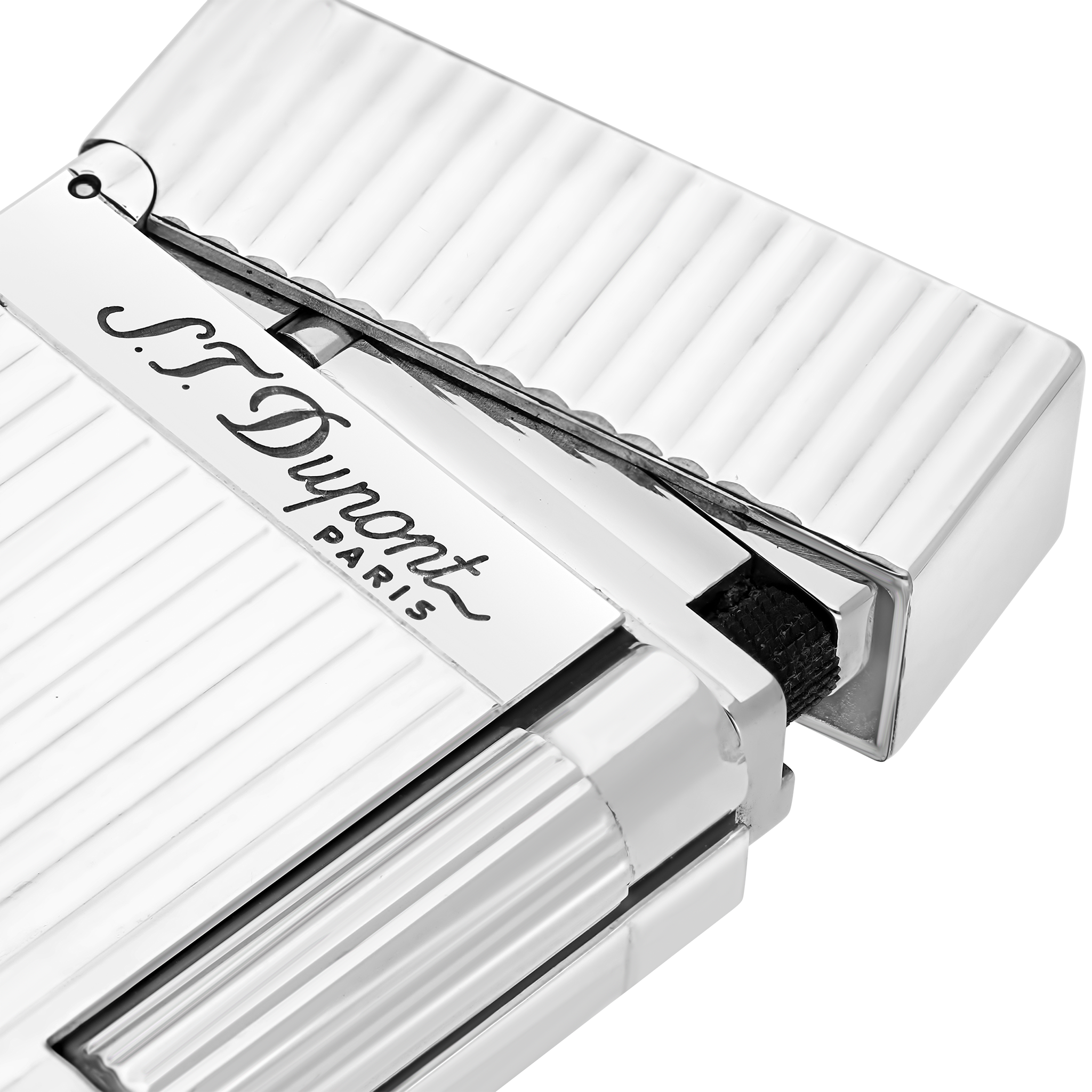 Ligne 2 lighter with silver finish - Luxury Lighter | S.T. Ligne 2 lighter with silver finish - Luxury Lighter | S.T.