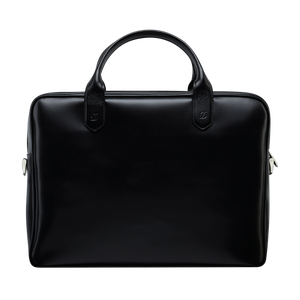 Line D black smooth leather document holder – Luxury Leather Goods