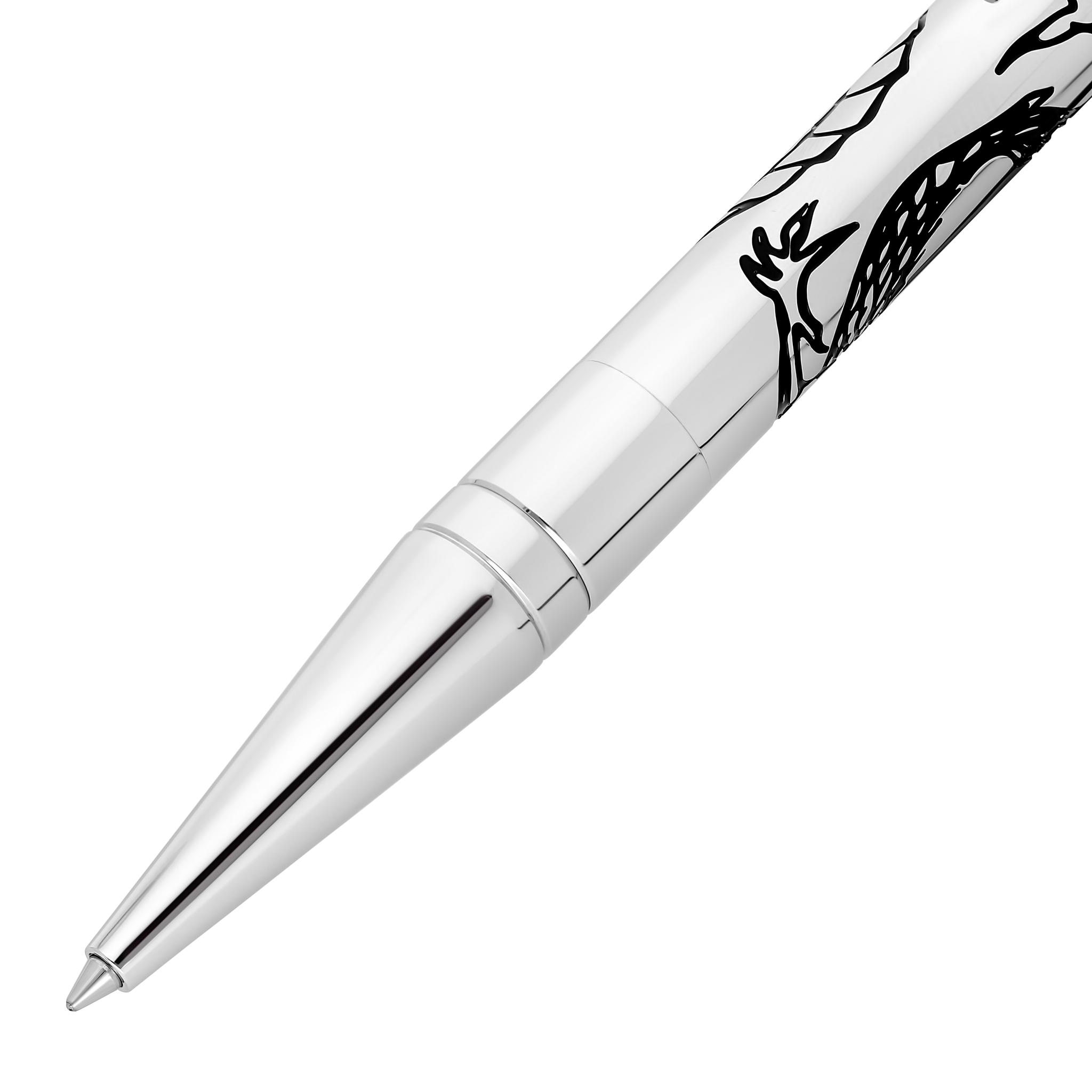 D -initial Dragon Chrome ball pen - Luxury pens | S.T. DUPONT D -initial Dragon Chrome ball pen - Luxury pens | S.T. DUPONT