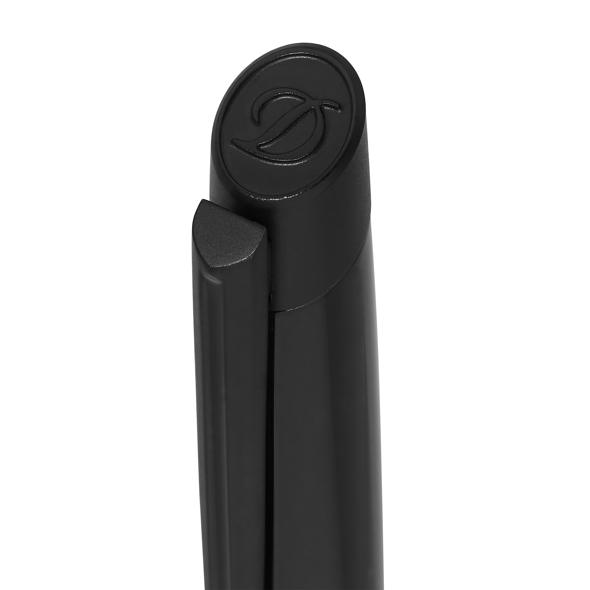 Défi Millenium shiny black lacquer and matt black ballpoint pen