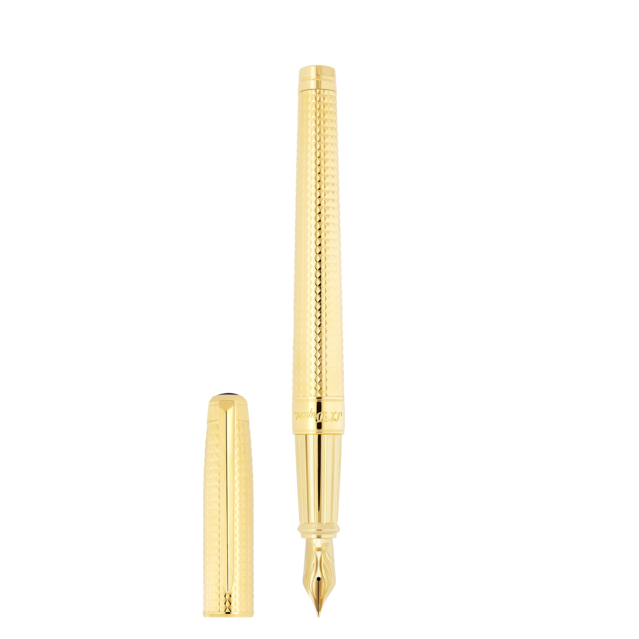 Fountain pen Line D Eternity Large Goldsmith Golden Diamond Point