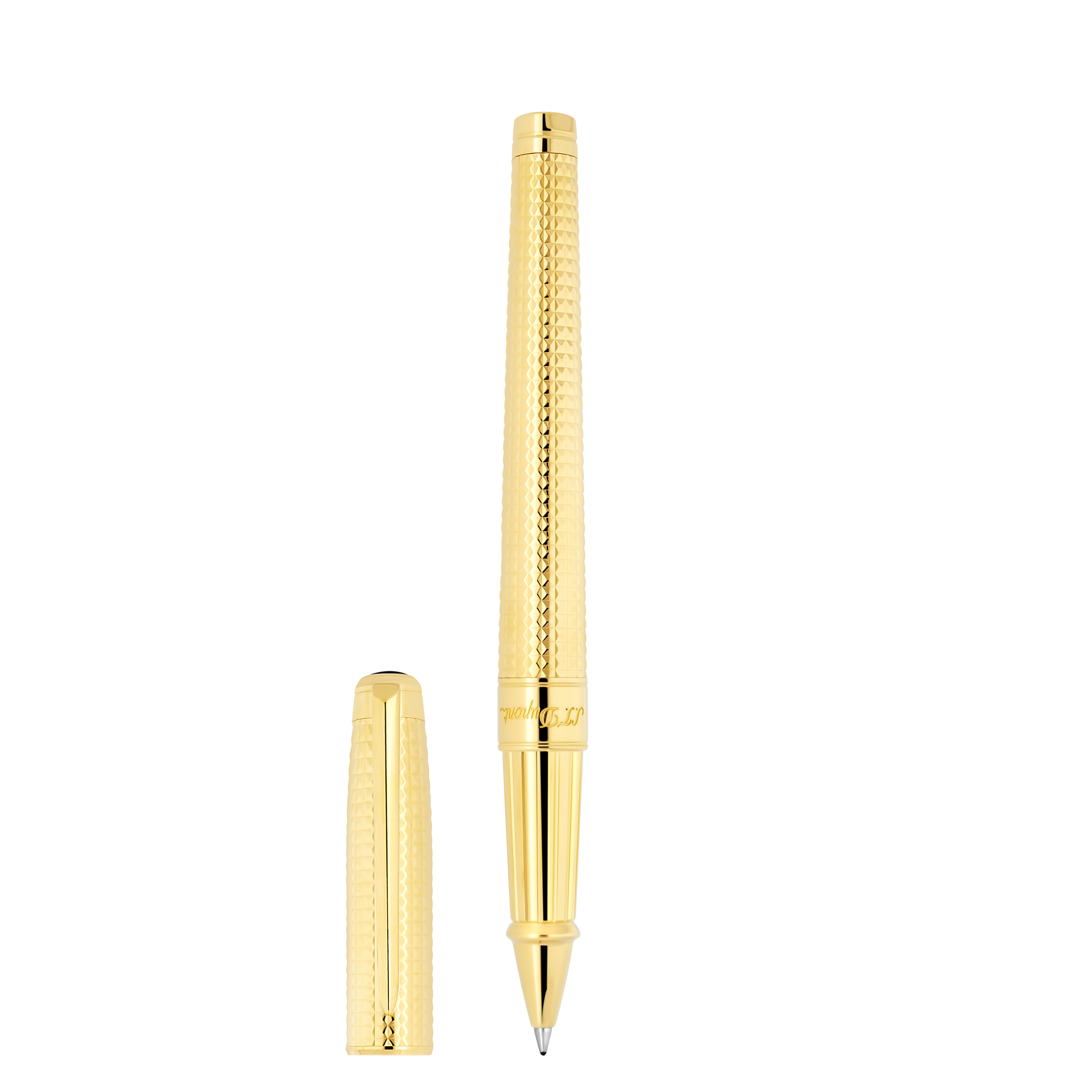 S.T. Dupont Luxury Writing Instrument - Gold Diamond-tipped Large S.T. Dupont Luxury Writing Instrument - Gold Diamond-tipped Large