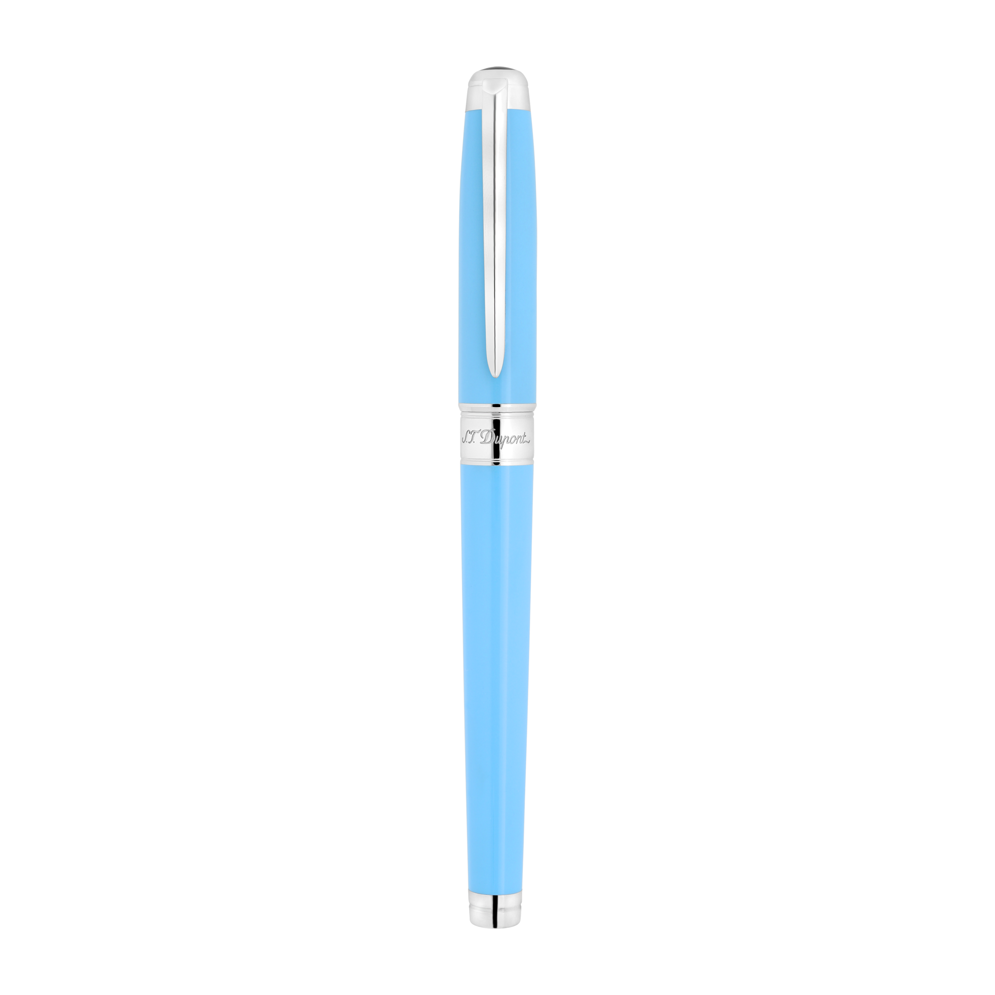 Rollerball pen Line D Eternity Large Turquoise and Palladium