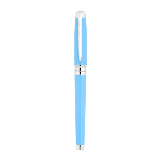 Rollerball pen Line D Eternity Large Turquoise and Palladium