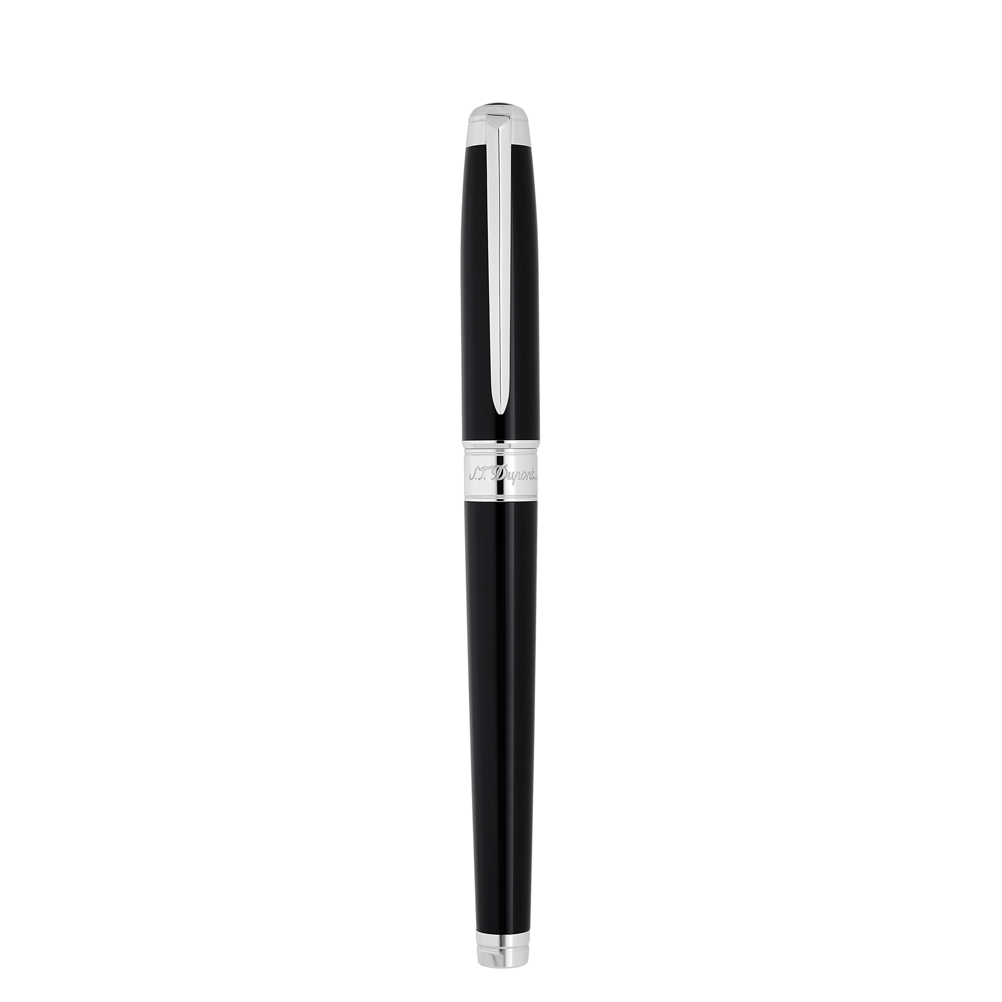 Rollerball pen Line D Eternity Large Black and Palladium