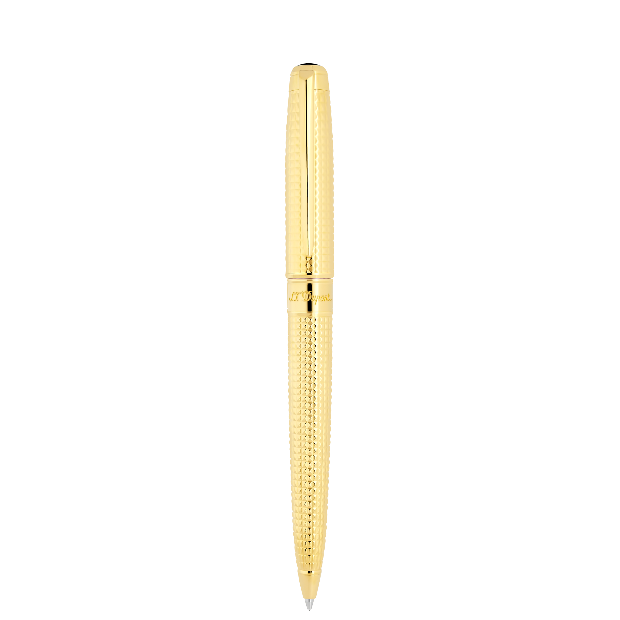 Ballpoint pen Line D Eternity Large Goldsmith Golden Diamond Point