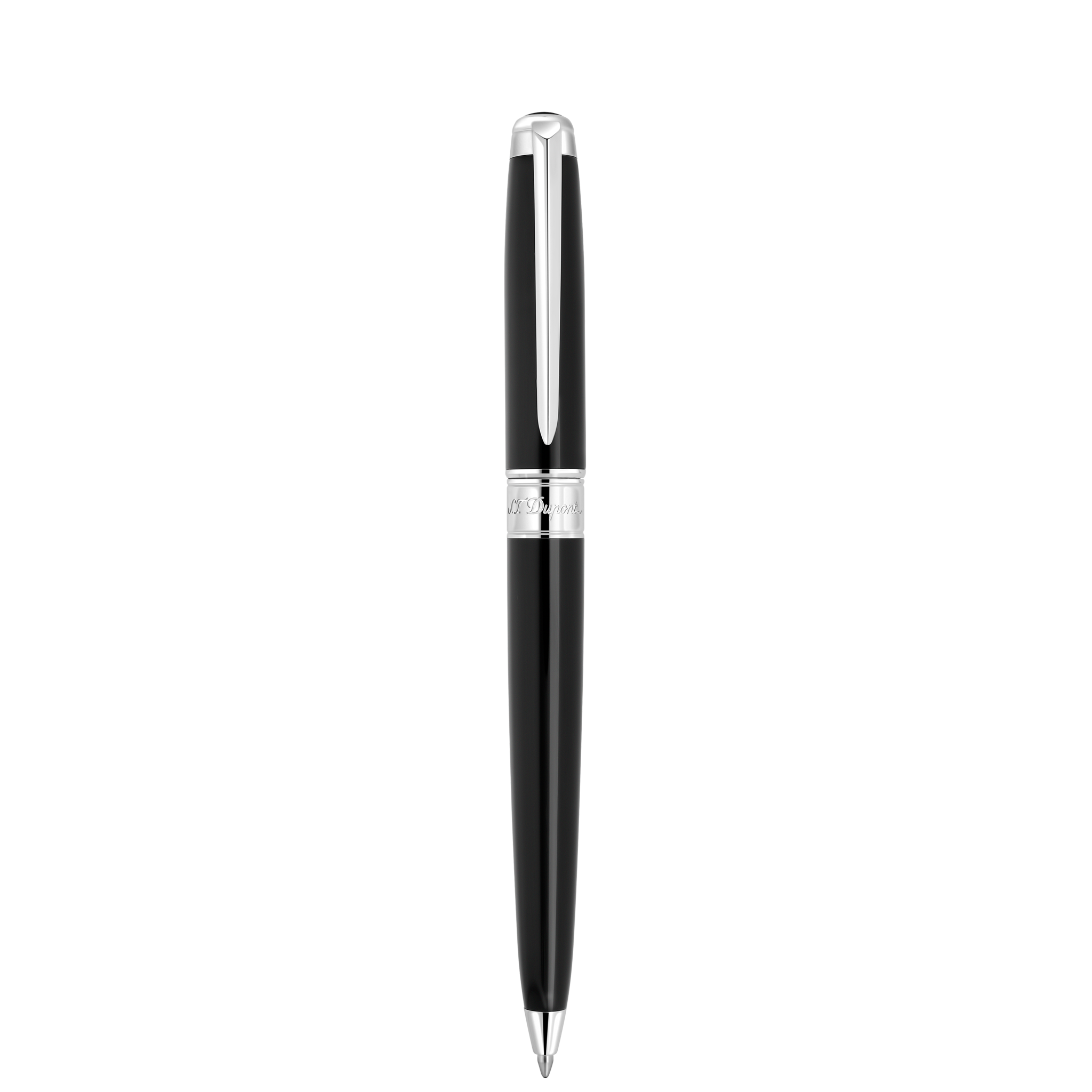 Ballpoint pen Line D Eternity Medium Black and Palladium