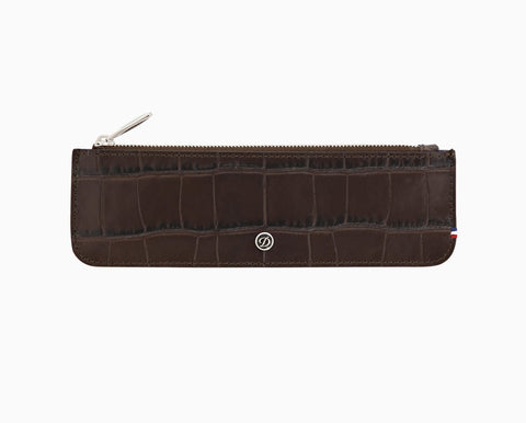 Black crocodile cigar case - Luxury leathergoods