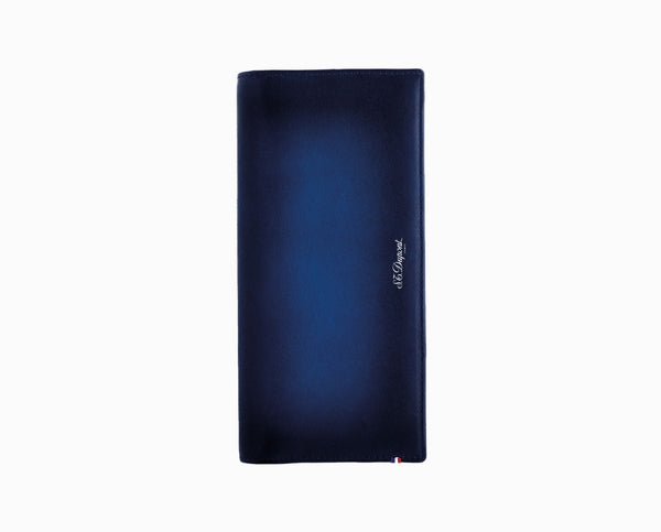 ST Dupont Atelier Long Leather Wallet - Midnight Blue